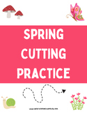Spring Scissor Practice For Toddlers and Preschoolers