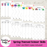 Spring Scissor Skills Worksheets - Preschool | PreK | Kind