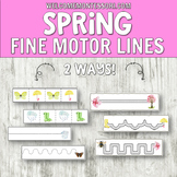 Spring Scissor Strips Cutting and Tracing Preschool Fine M