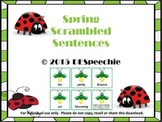 Spring Scrambled Sentences