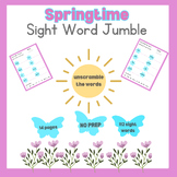 Spring Scrambled Sight Words