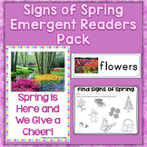 Spring Season Emergent Readers, Word Wall Cards, & Printable Page