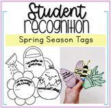Spring Season Student Recognition Tags | Positive Note Hom