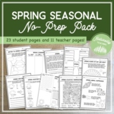 Spring Seasonal No-Prep Pack