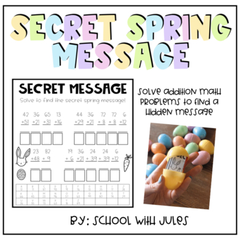 Preview of Spring Secret Message