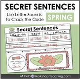 Spring Secret Sentences Practice Worksheets Activities Fir