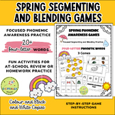 Spring Segmenting and Blending Games - FOUR-Letter Words