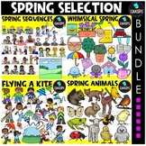 Spring Selection 24 Clipart Bundle {Educlips Clipart}