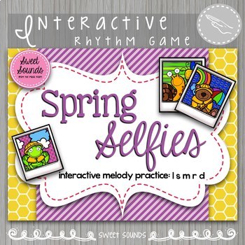 Preview of Interactive Melody Game - Spring Selfies La So Mi Re Do