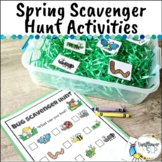 Spring Sensory Bins and Scavenger Hunts for Speech Therapy