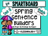 Spring Sentence Builders for SMARTboard Set 2 - Primer Dolch List