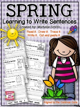 Preview of Spring Sentence Printables