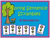 Spring Sentence Scrambles