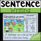 Spring Sentence Writing Worksheets