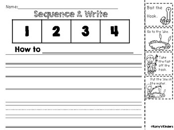 Spring Sequence & Write FREEBIE by Karly's Kinders | TpT