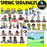 Spring Sequences Clip Art Set {Educlips Clipart}
