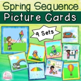 Spring Sequencing Picture Cards - Montessori Sequence Stor