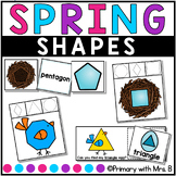 Spring Shape Activity | Kindergarten Math Center