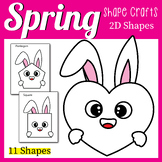 Spring Shape Crafts | Easter Bunny 2D Shapes | Math Bullet