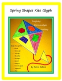 Spring Shapes Kite Glyph for Math and Literacy Fun
