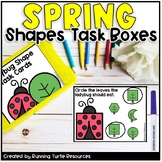Spring Shapes Sorting Task Cards