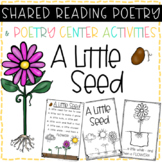 Spring Shared Reading Poem ~ "A Little Seed" Poem ~ Plant 