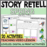 Spring Short Story Retell with Pictures Sequencing Speech 