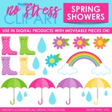 Spring Showers Clip Art (Digital Use Ok!)