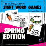 Spring Sight Word Games - EDITABLE!