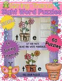 Spring Sight Word Puzzles EDITABLE