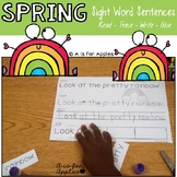Spring Sight Word Sentences