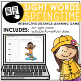 Spring | Sight Words | Distance Learning Game