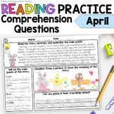 Spring  Reading Comprehension Questions and Fluency Practi