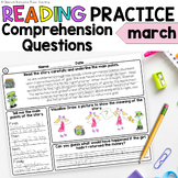 Spring  Reading Comprehension  Questions and Fluency Pract