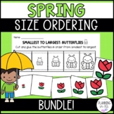 Spring Size Ordering Activities | Order by Size | Cut and Glue