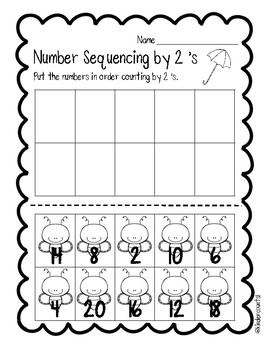 skip counting cut and paste teaching resources tpt