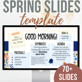 Spring Slides Template | Daily Agenda Template | for Googl