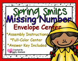 Spring Smiles Missing Number Envelope Center