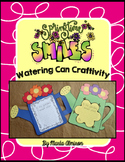 Spring Smiles with Watering Can Craftivity