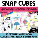 Spring Snap Cube Mats + Mini Book | Spring Math Centers fo