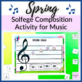 Spring Solfege Composition Activity for Elementary Music Centers