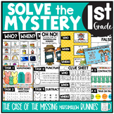 Spring Solve the Mystery Math & ELA Task Card Activity