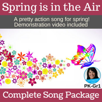 Preview of Spring Song & Activity | Action Song | mp3, PDF, SMART, Video