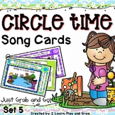 Spring Songs, Nursery Rhymes and Fingerplay Cards - Set 5