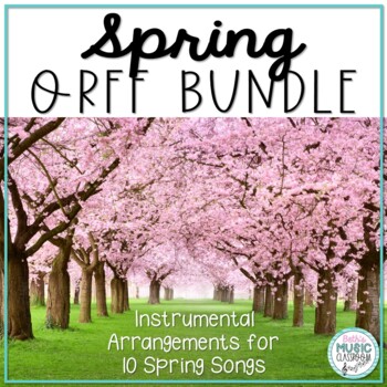 Preview of Spring Songs for Kids - 10 Folk Songs with Orff Arrangement BUNDLE