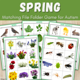 Spring Special Education Activity | Autism Matching File Folders