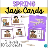 Spring Special Education Task Boxes - Basic Concepts Speec