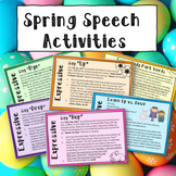 Spring Speech Activities