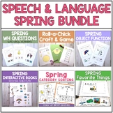 Spring Speech Language Activities BUNDLE - Lots of Visuals
