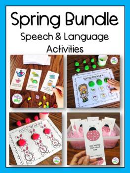 Preview of Spring Speech & Language Activities Bundle